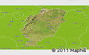 Satellite Panoramic Map of Suxian, physical outside