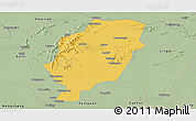 Savanna Style Panoramic Map of Suxian