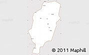 Classic Style Simple Map of Suxian, cropped outside
