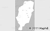 Gray Simple Map of Suxian