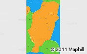 Political Simple Map of Suxian