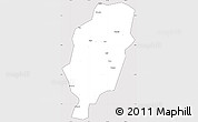 Silver Style Simple Map of Suxian, cropped outside