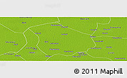 Physical Panoramic Map of Taihe