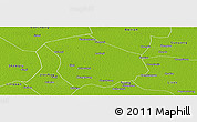 Physical Panoramic Map of Taihe