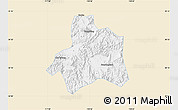 Classic Style Map of Taiping, single color outside