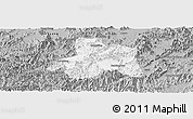 Gray Panoramic Map of Taiping