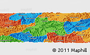 Political Panoramic Map of Taiping