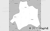 Gray Simple Map of Taiping