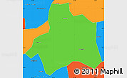 Political Simple Map of Taiping