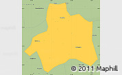 Savanna Style Simple Map of Taiping