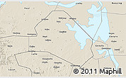 Shaded Relief 3D Map of Tianchang