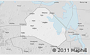 Silver Style 3D Map of Tianchang
