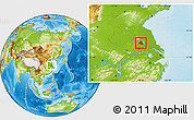 Physical Location Map of Tianchang