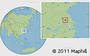 Savanna Style Location Map of Tianchang
