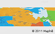 Political Panoramic Map of Tianchang