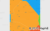 Political Simple Map of Tianchang