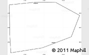 Blank Simple Map of Tongling Shiqu, cropped outside