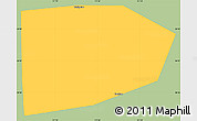 Savanna Style Simple Map of Tongling Shiqu, single color outside