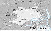 Gray 3D Map of Wuhe