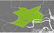 Physical 3D Map of Wuhe, desaturated