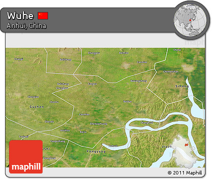 Satellite 3D Map of Wuhe