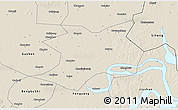 Shaded Relief 3D Map of Wuhe