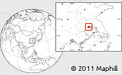 Blank Location Map of Wuhe