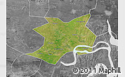 Satellite Map of Wuhe, desaturated
