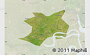 Satellite Map of Wuhe, lighten