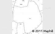 Blank Simple Map of Wuhu