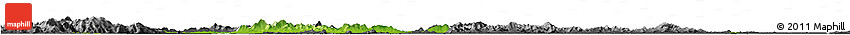 Physical Horizon Map of Wuwei, darken, desaturated