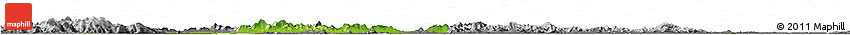 Physical Horizon Map of Wuwei, desaturated