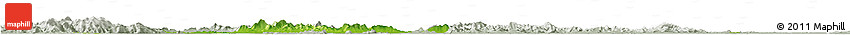 Physical Horizon Map of Wuwei, lighten, semi-desaturated