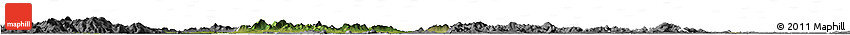 Satellite Horizon Map of Wuwei, desaturated