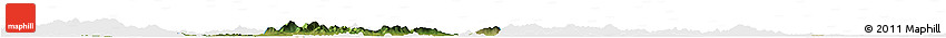 Satellite Horizon Map of Wuwei, single color outside