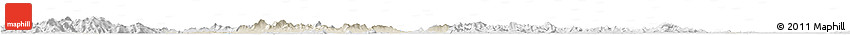 Shaded Relief Horizon Map of Wuwei, lighten, desaturated Shaded Relief Horizon Map of Wuwei, lighten, desaturated