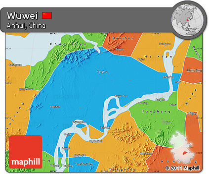 Political Map of Wuwei