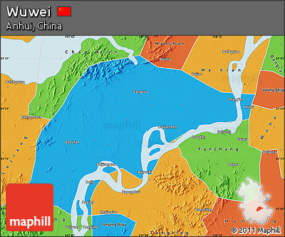 Political Map of Wuwei