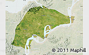 Satellite Map of Wuwei, lighten