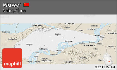Classic Style Panoramic Map of Wuwei