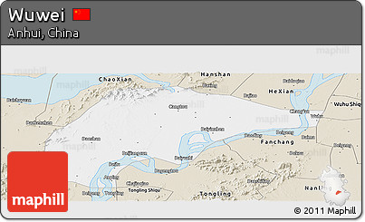 Classic Style Panoramic Map of Wuwei