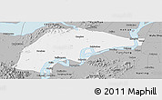 Gray Panoramic Map of Wuwei