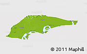Physical Panoramic Map of Wuwei, cropped outside