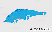 Political Panoramic Map of Wuwei, cropped outside