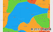 Political Simple Map of Wuwei