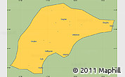 Savanna Style Simple Map of Wuwei, cropped outside