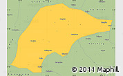 Savanna Style Simple Map of Wuwei