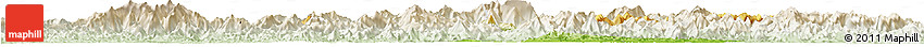 Physical Horizon Map of Xiuning, lighten