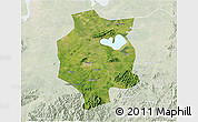 Satellite 3D Map of Xuancheng, lighten