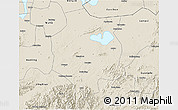 Shaded Relief 3D Map of Xuancheng